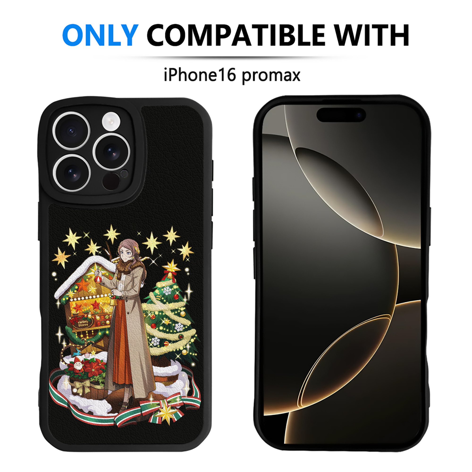 （画像用） 文豪ストレイドッグス Bungo Stray Dogs 【iPhone 16シリーズ対応】シリコンスマホケース（レザー調） 材質：シリコン